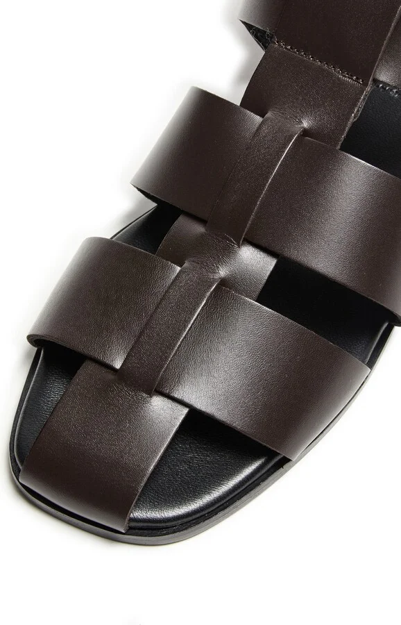 Whit calf leather sandals - Image 6