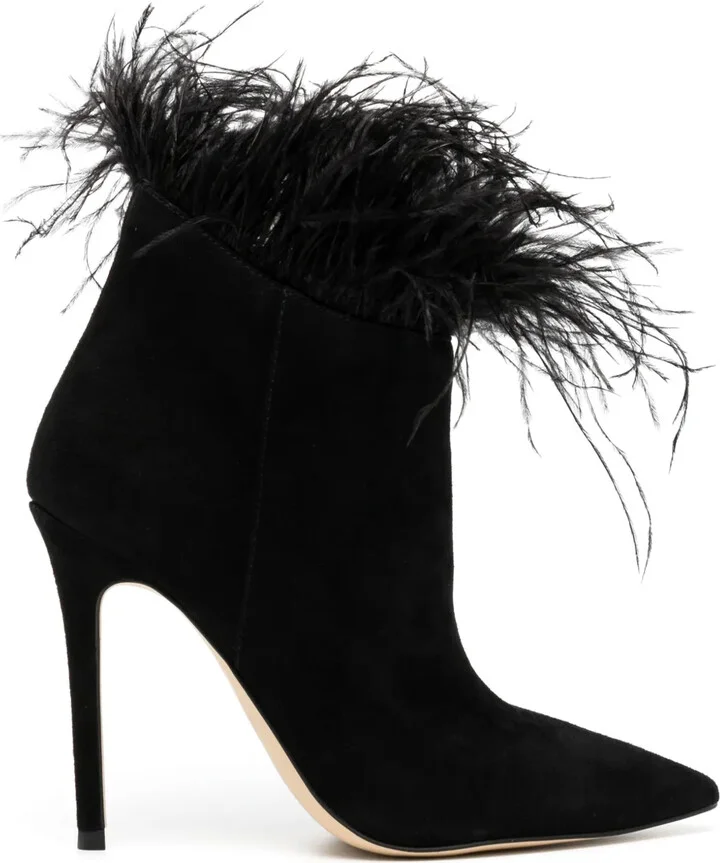 Whitby 110mm suede boots
