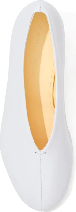 White 60mm Tee Pumps - Image 4