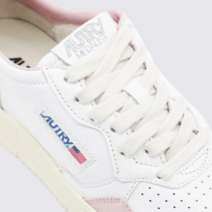 White And Beige Sneakers - Image 3