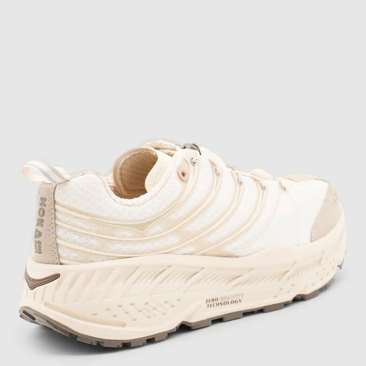 White And Beige Stinson Sneakers - Image 3