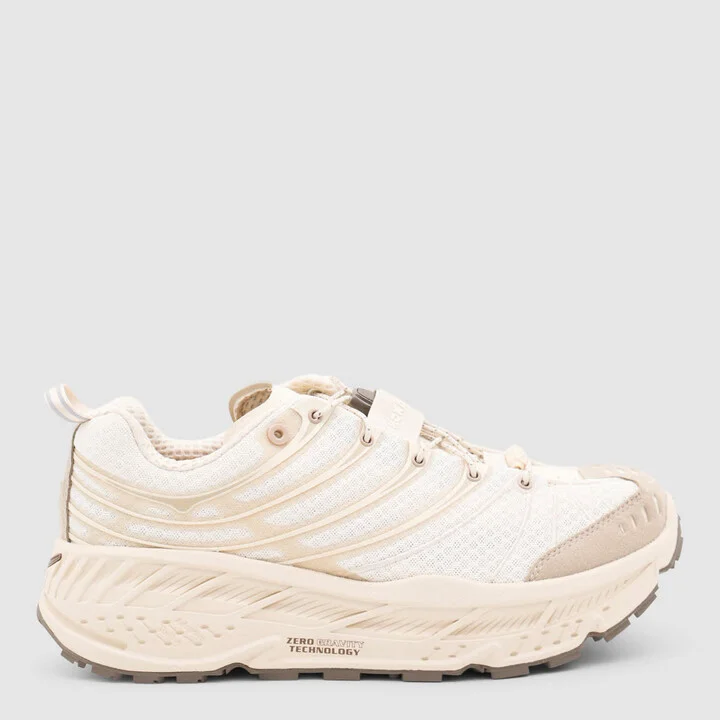 White And Beige Stinson Sneakers