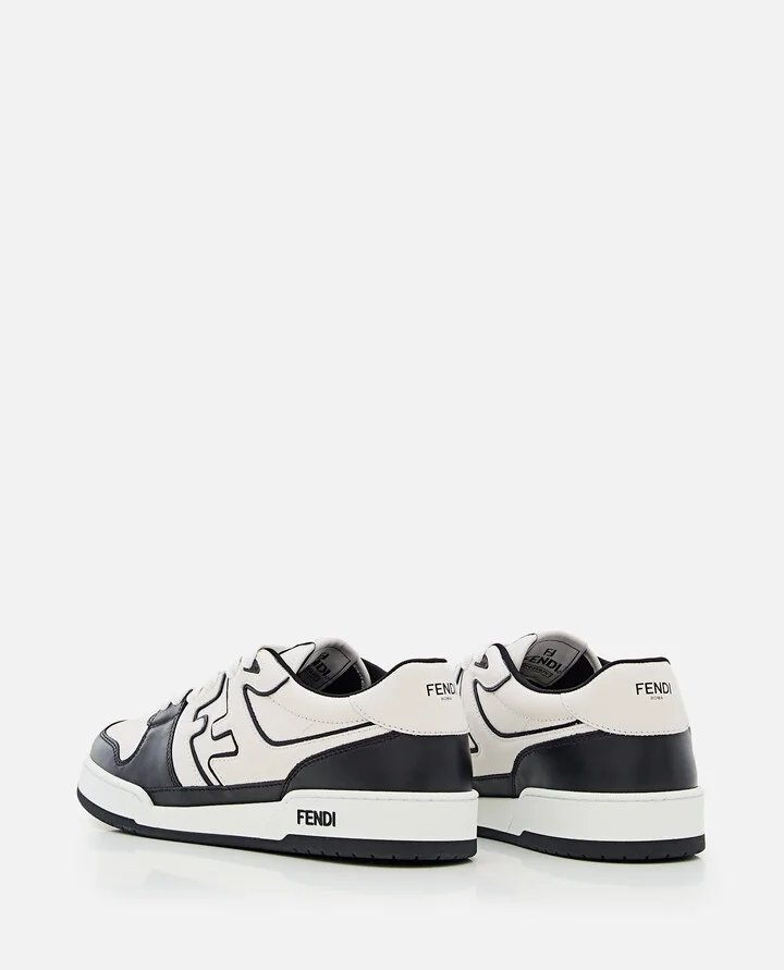 White And Black Fendi Match Sneakers - Image 3