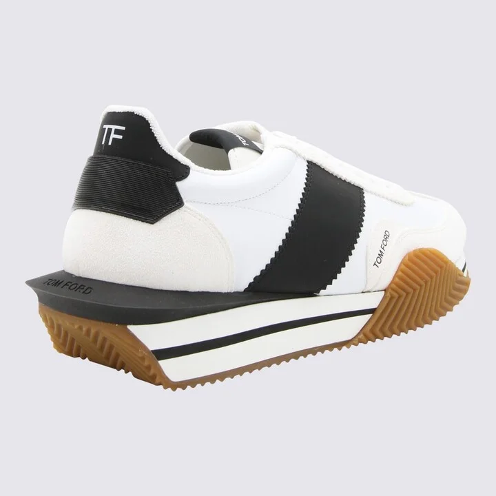 White And Black James Sneakers - Image 2