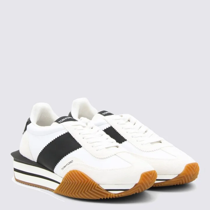 White And Black James Sneakers - Image 3