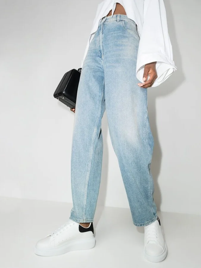 White And Black Oversized Sneakers - Image 3