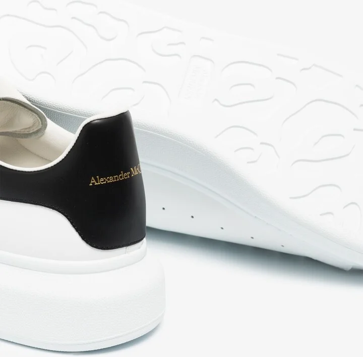 White And Black Oversized Sneakers - Image 2