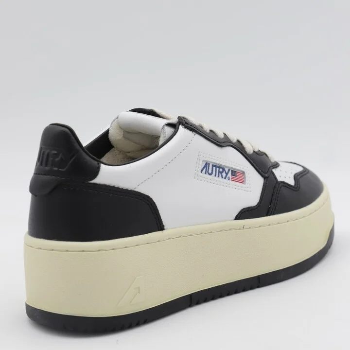 White And Black Sneakers - Image 2