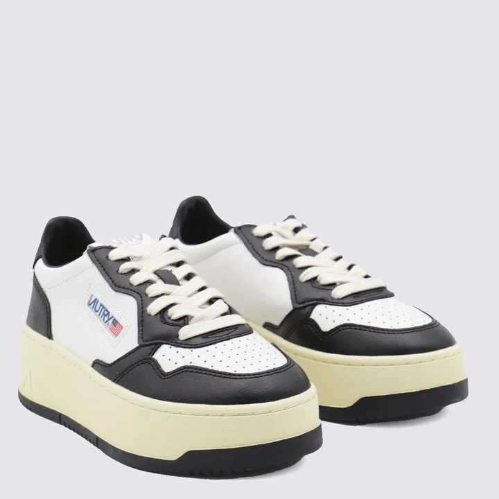 White And Black Sneakers - Image 3