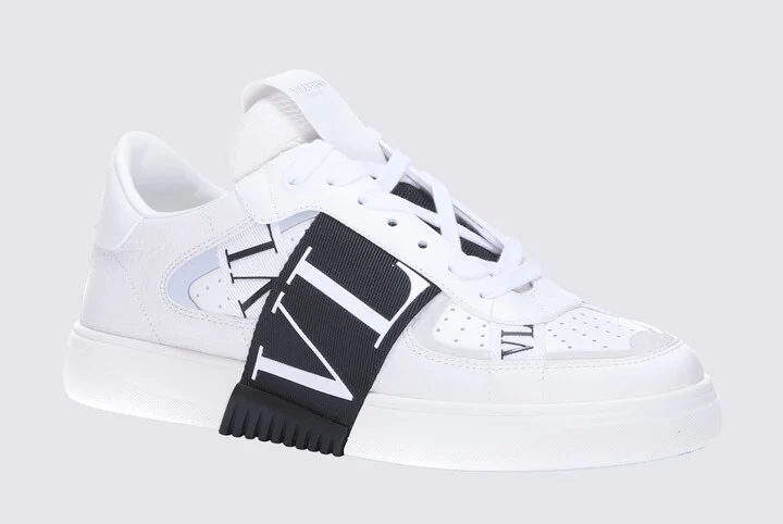 White And Black Vl7n Sneakers - Image 2