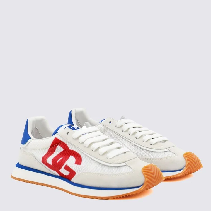 White And Blue Sneakers - Image 3