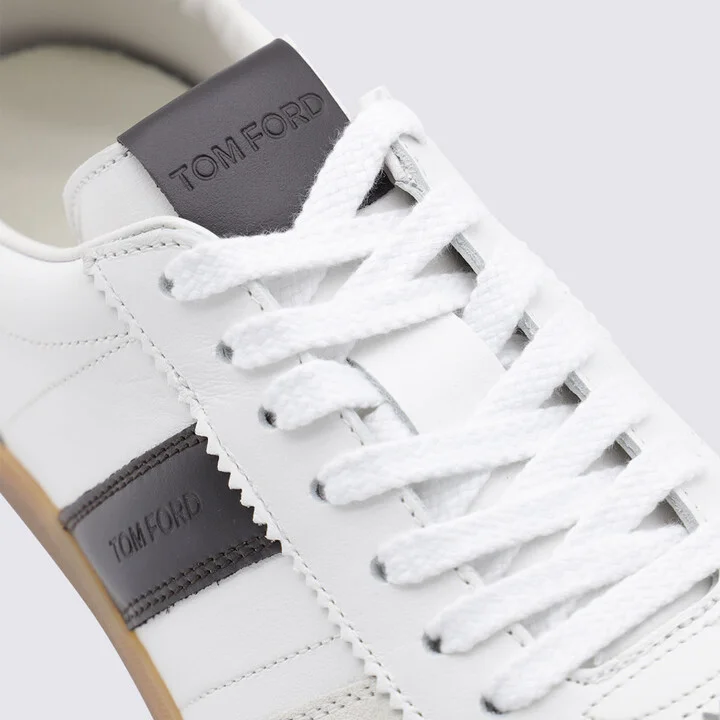 White And Blue Sneakers - Image 4