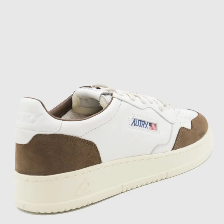 White And Brown Sneakers - Image 2