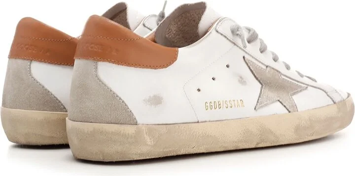 White And Brown 'superstar' Sneakers - Image 3