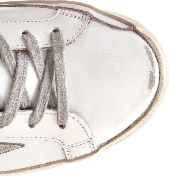 White And Brown 'superstar' Sneakers - Image 4
