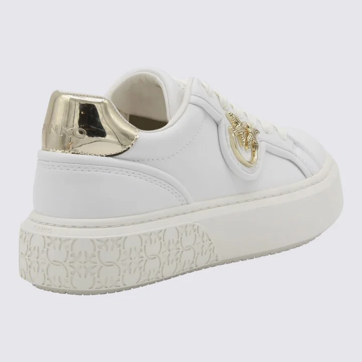 White And Gold Sneakers - Image 3