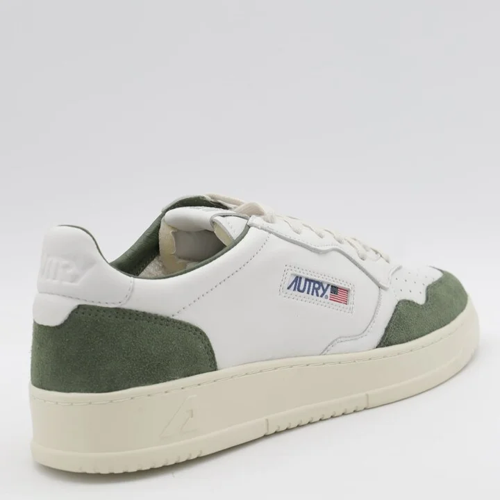 White And Green Sneakers - Image 2