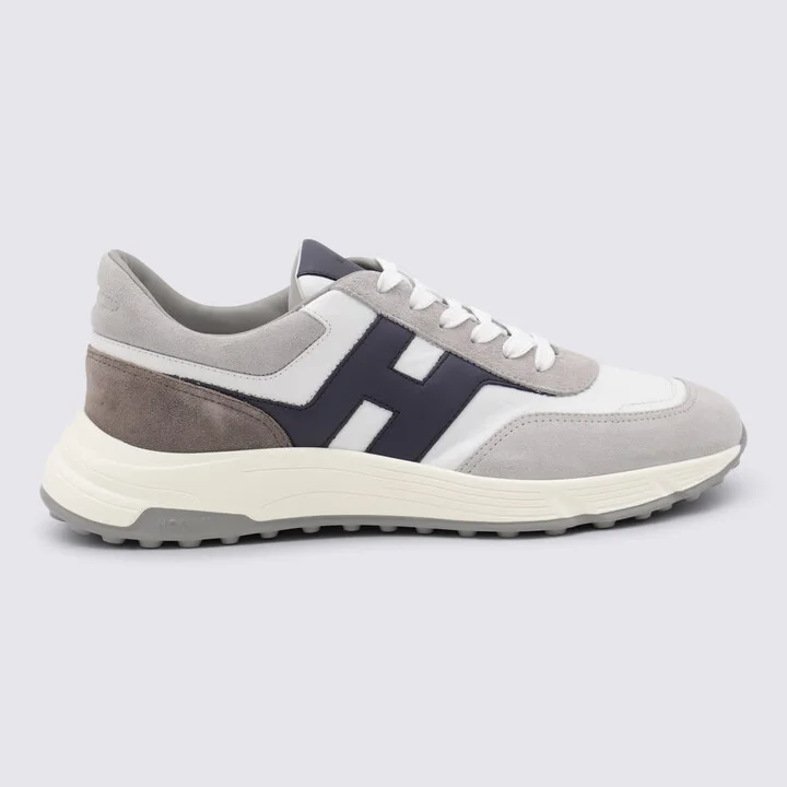 White And Grey Sneakers
