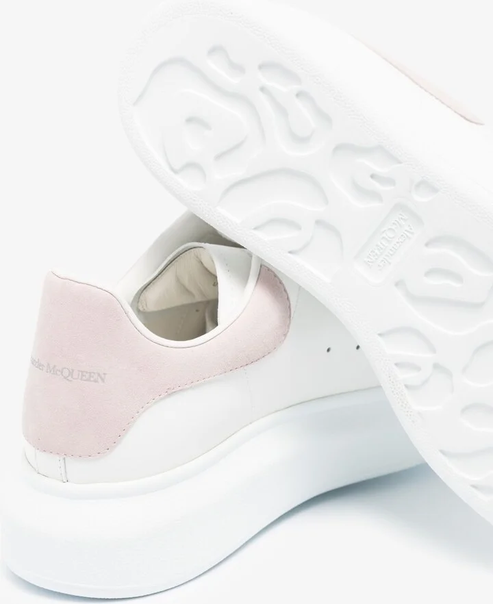 White And Pink Oversized Sneakers - Image 2