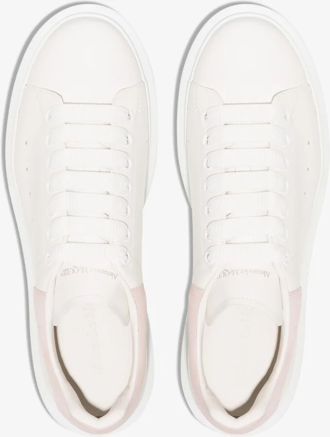 White And Pink Oversized Sneakers - Image 4