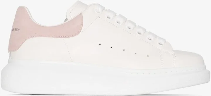 White And Pink Oversized Sneakers