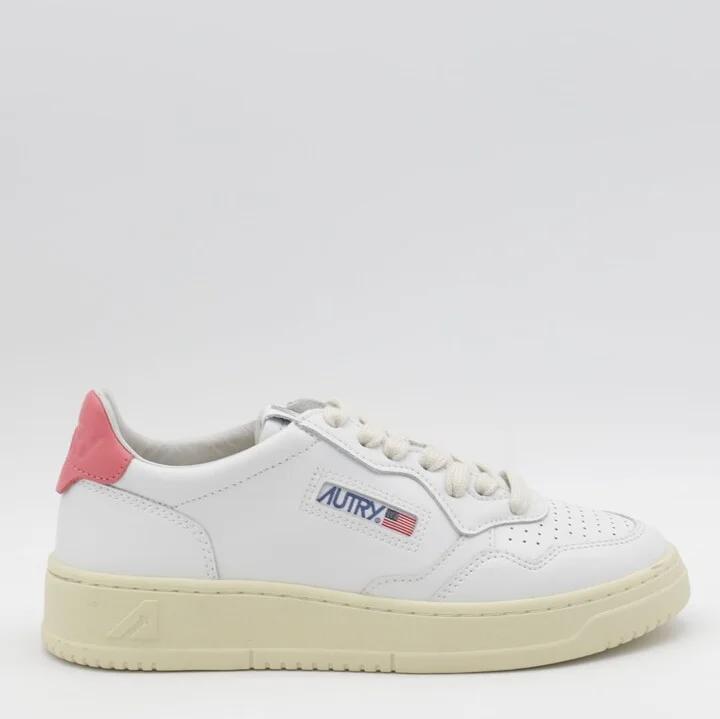 White And Pink Sneakers