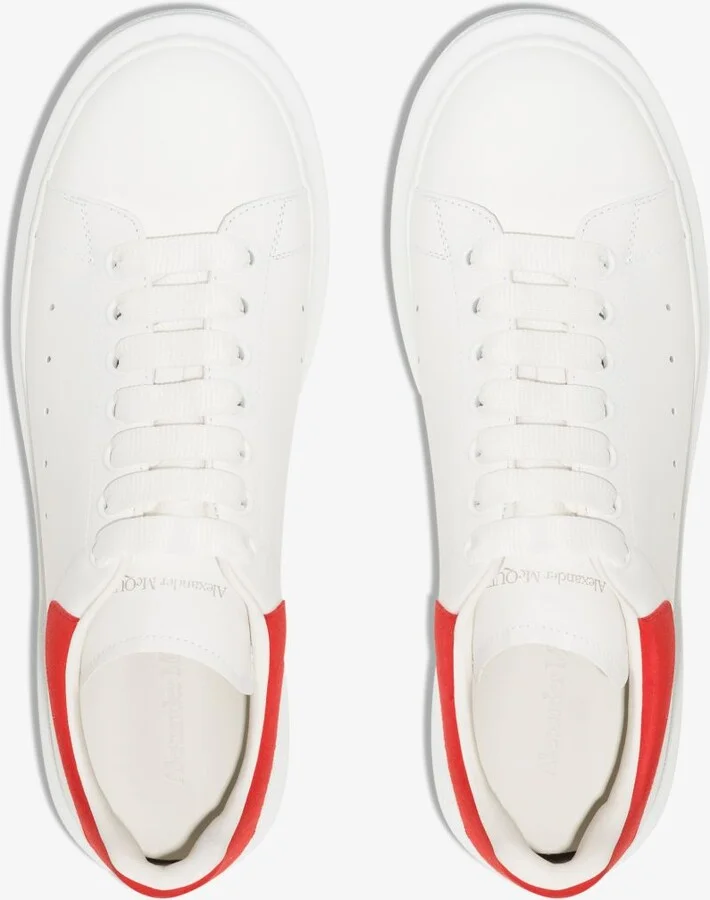 White And Red Oversized Sneakers - Image 4