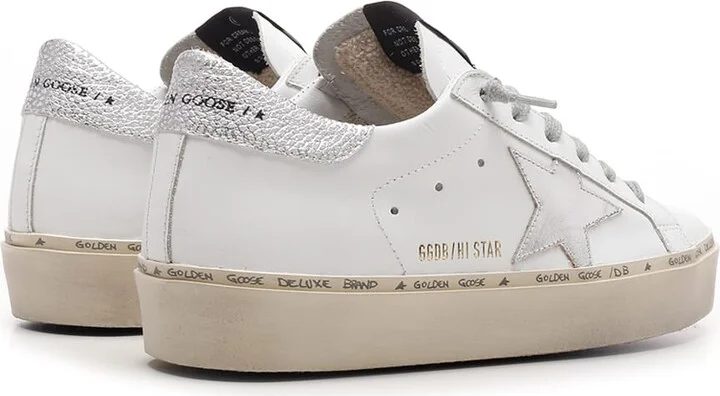 White And Silver 'hi Star' Sneakers - Image 3