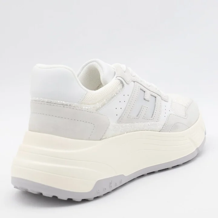 White And Silver Sneakers - Image 2