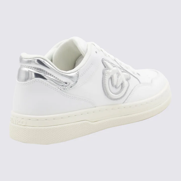 White And Silver Sneakers - Image 2