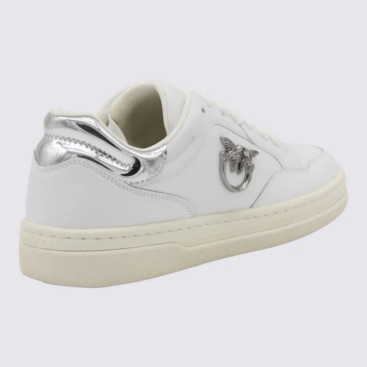 White And Silver Sneakers - Image 3