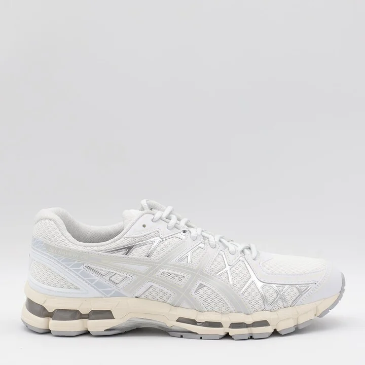 White And Silver Sneakers