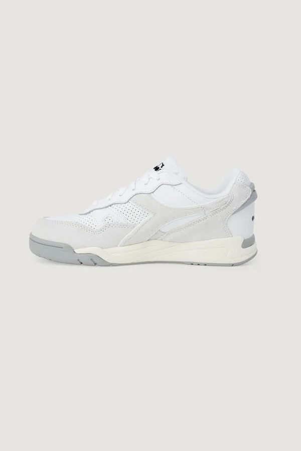 White Artificial Leather Men's Sneaker - Image 4