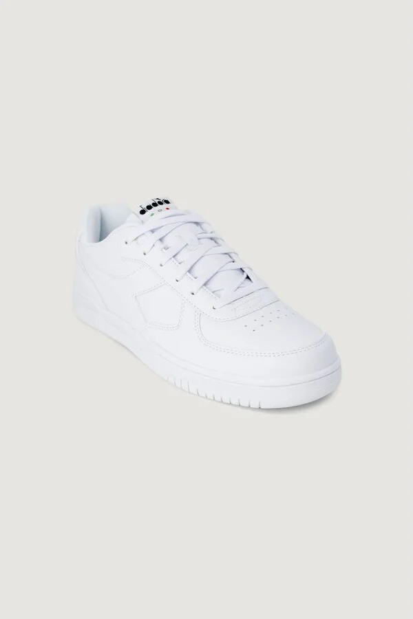 White Artificial Leather Men's Sneaker - Image 3