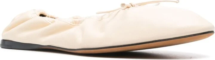 White Awar Ballet Pumps - Image 2