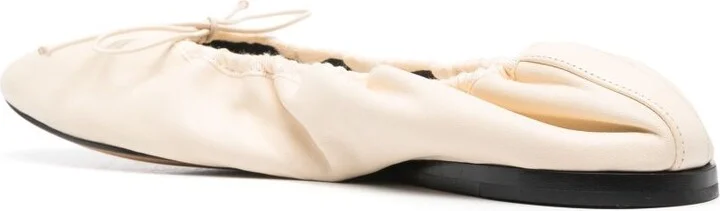 White Awar Ballet Pumps - Image 3