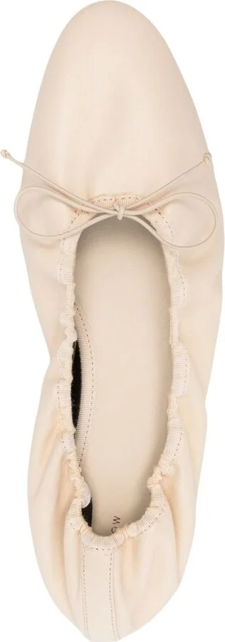 White Awar Ballet Pumps - Image 4
