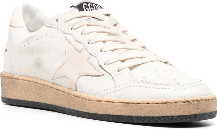 White Ball Star Low-Top Sneakers - Image 2