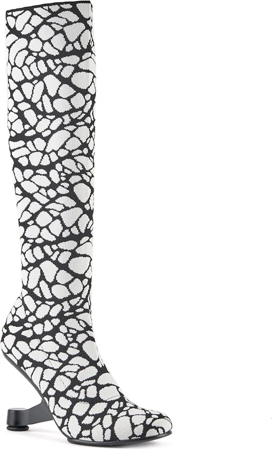 White / Black Eamz Sock Boot - Mono - Image 2