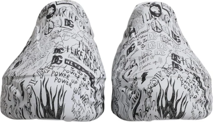 White Black Graffiti Daymaster Sneakers Men's Shoes - Image 2