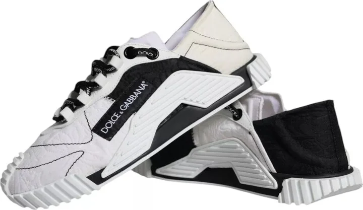 White Black Low Top NS1 Sneakers Women's Shoes (Pre-Owned) - Image 4