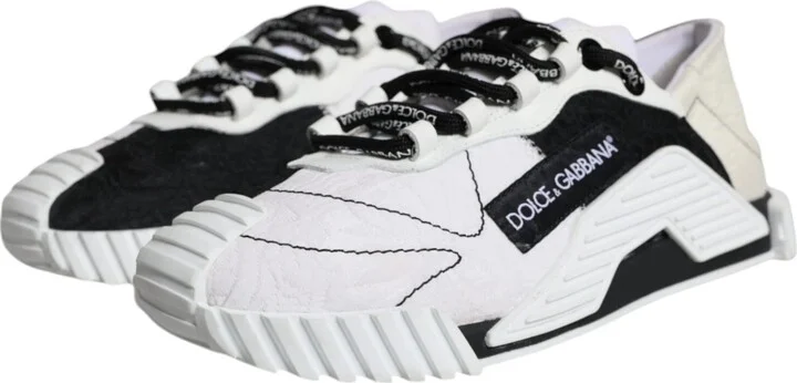 White Black Low Top NS1 Sneakers Women's Shoes (Pre-Owned) - Image 5