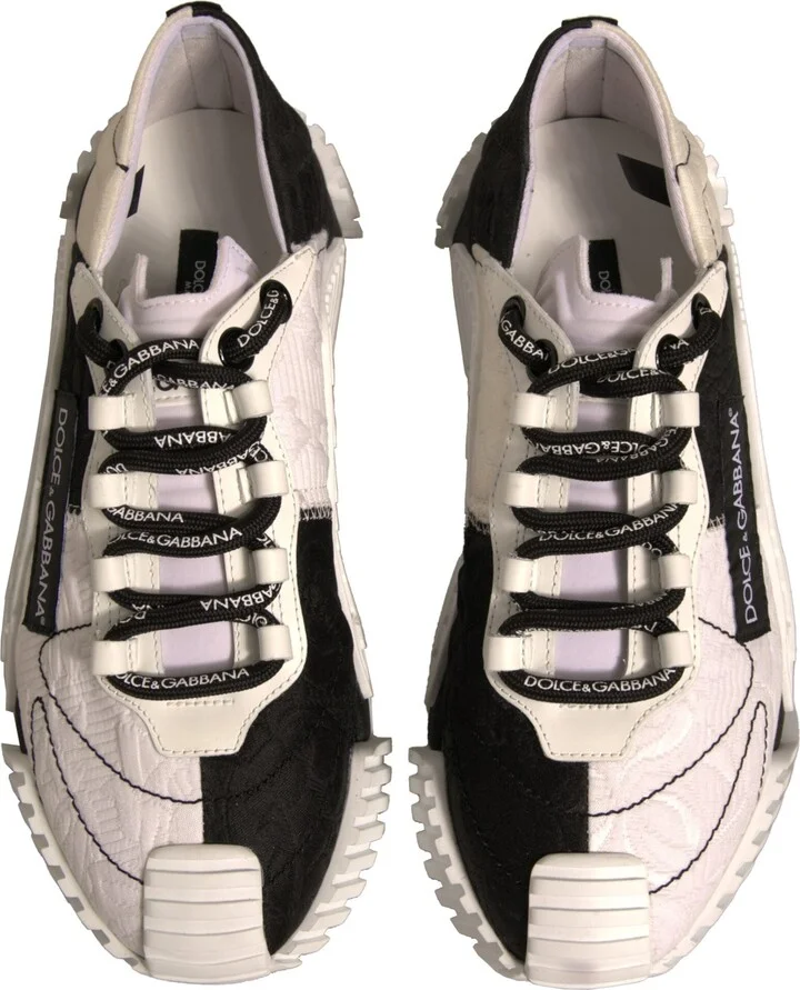 White Black NS1 Low Top Sports Sneakers Women's Shoes (Pre-Owned) - Image 3