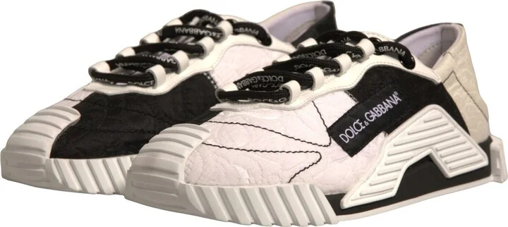 White Black NS1 Low Top Sports Sneakers Women's Shoes (Pre-Owned) - Image 4