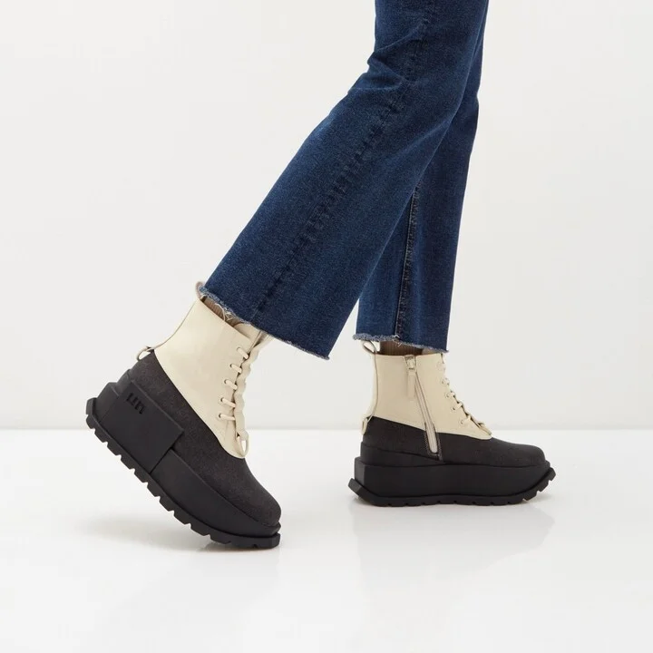 White / Black Roko Patrol Boot - Mono - Image 8