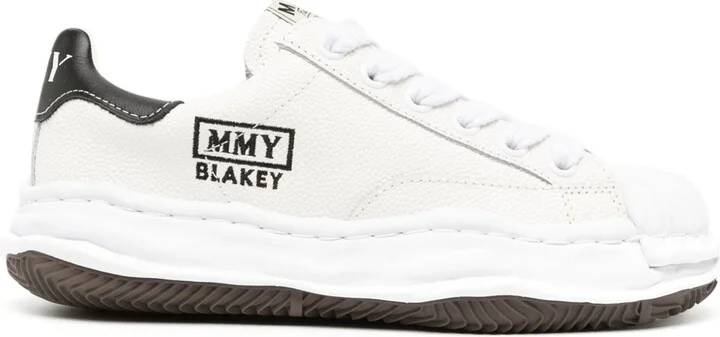 White Blakey Leather Sneakers