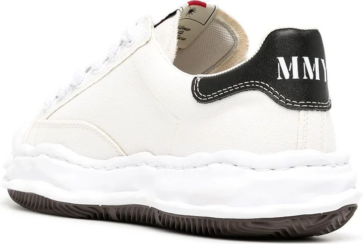 White Blakey Low Top Sneakers - Image 3
