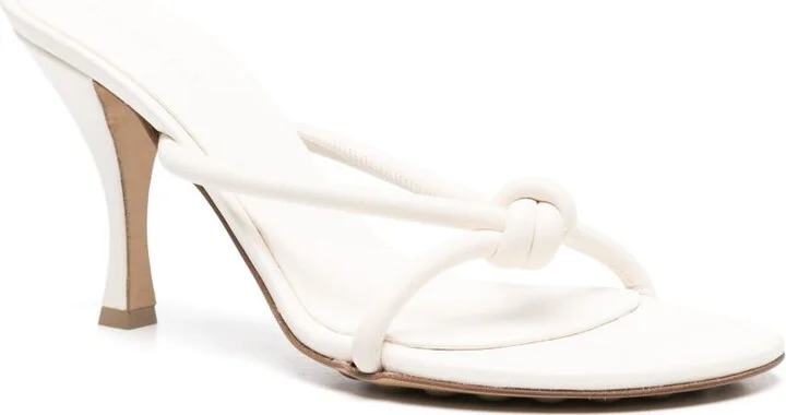 White Blink 80 Leather Mules - Image 2