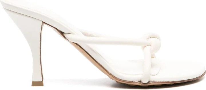 White Blink 80 Leather Mules