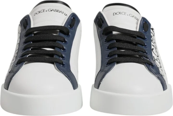 White Blue Crown Low Top Men Sneakers Men's Shoes (Pre-Owned) - Image 2